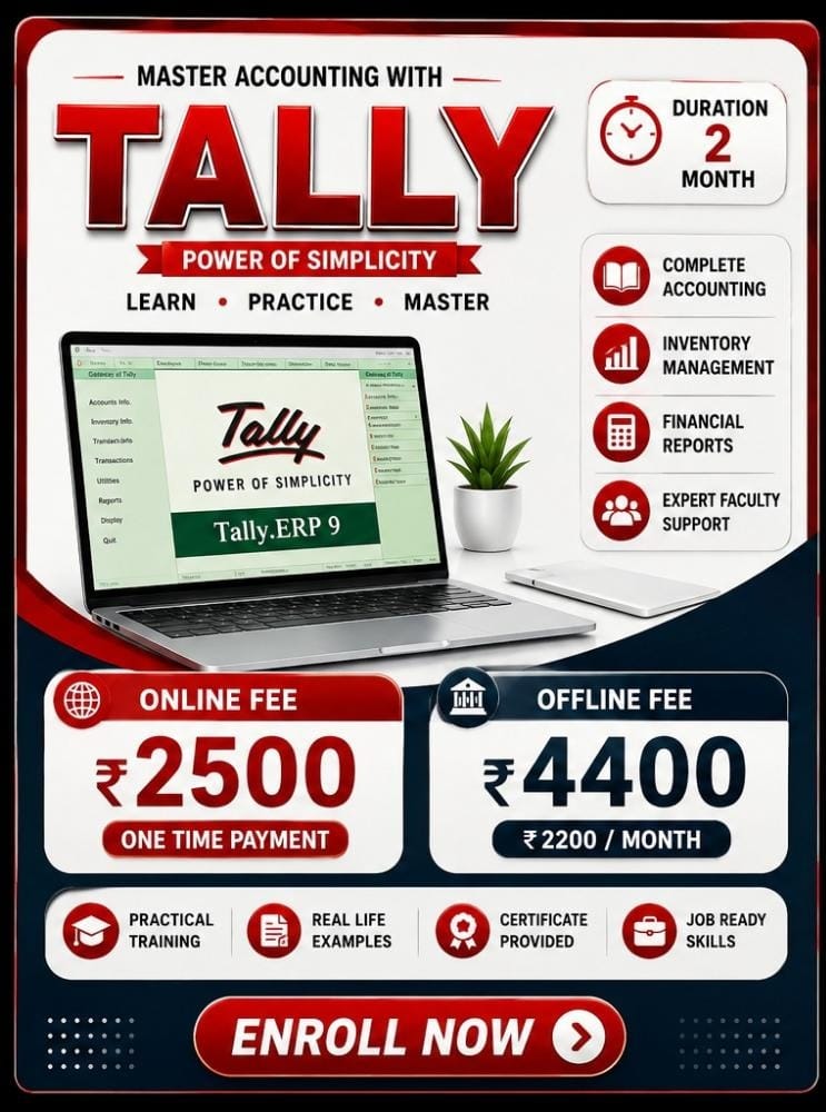 Tally Prime Course in Mathura